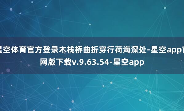 星空体育官方登录木栈桥曲折穿行荷海深处-星空app官网版下载v.9.63.54-星空app